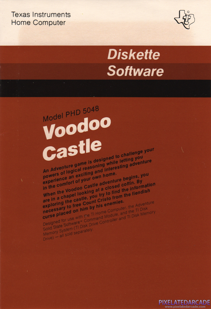 Voodoo Castle Cover Art: Front