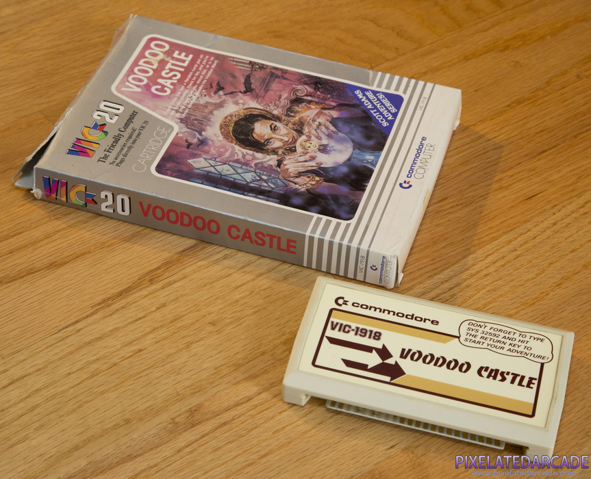 Voodoo Castle Cover Art: Box and Cartridge