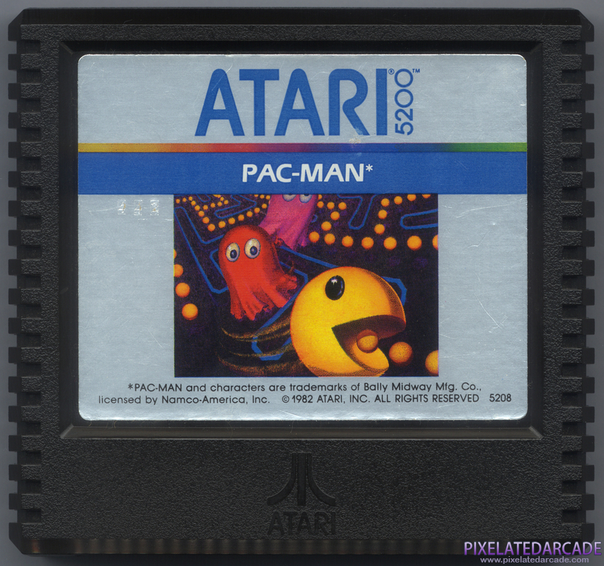 Pac-Man Cover Art: Front Pac-Man Cover Art: Front