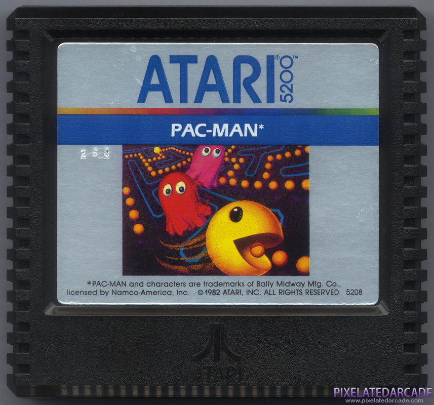 Pac-Man Cover Art: Front Pac-Man Cover Art: Front