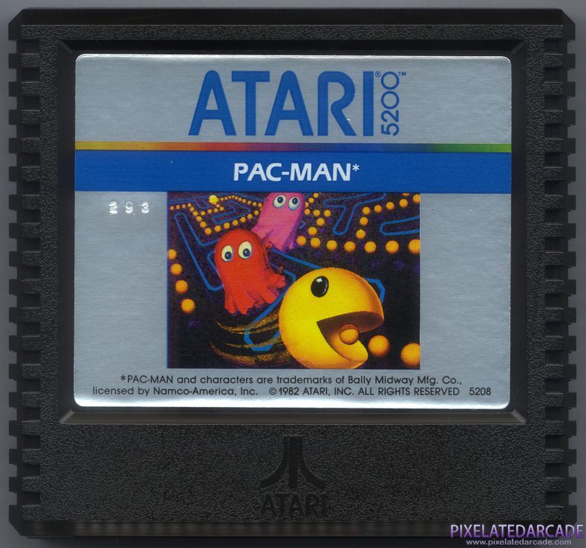 Pac-Man Cover Art: Front Pac-Man Cover Art: Front