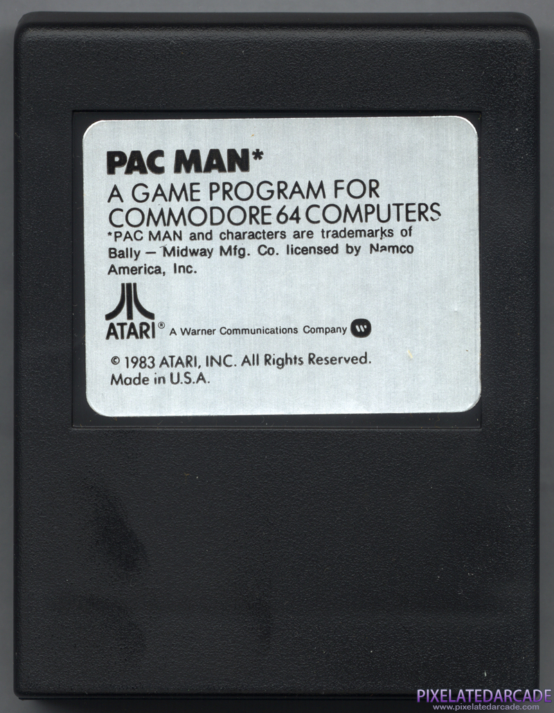 Pac-Man Cover Art: Front Pac-Man Cover Art: Front