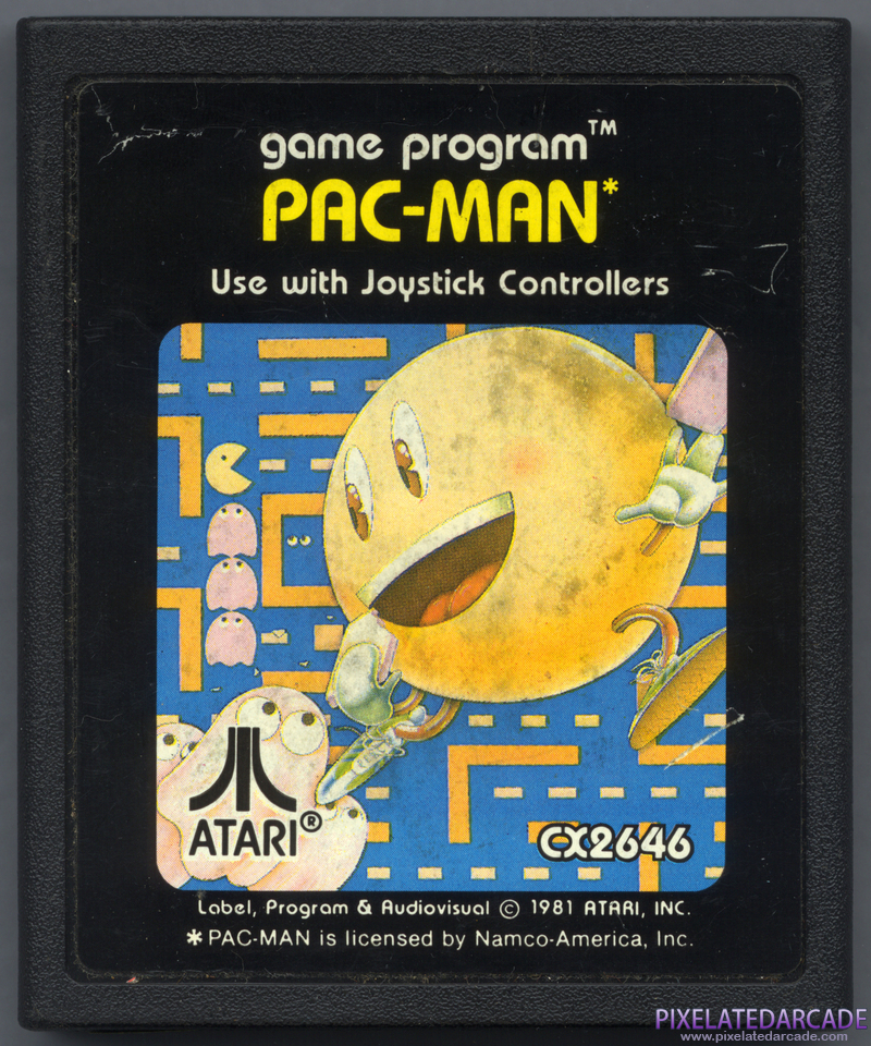 Pac-Man Cover Art: Front Pac-Man Cover Art: Front