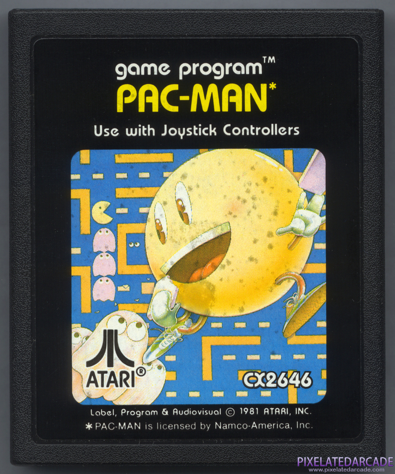 Pac-Man Cover Art: Front Pac-Man Cover Art: Front
