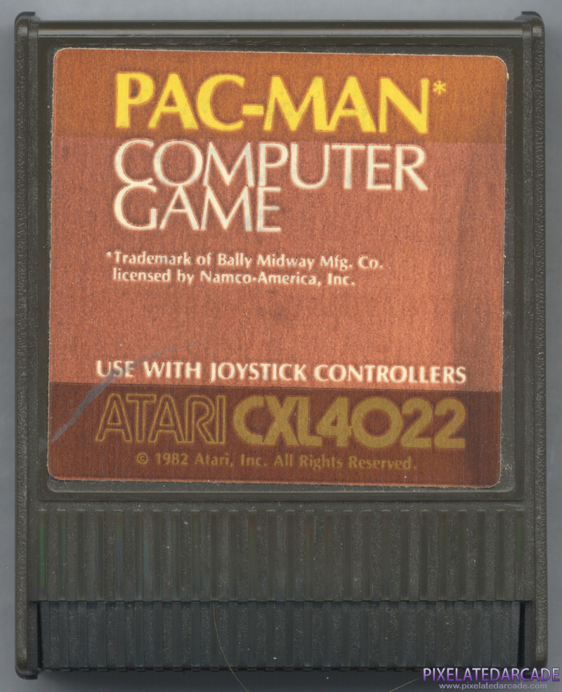 Pac-Man Cover Art: Front Pac-Man Cover Art: Front