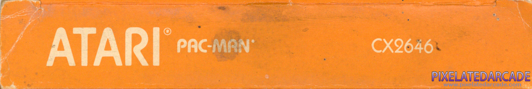 Pac-Man Cover Art: Top Spine Pac-Man Cover Art: Top Spine