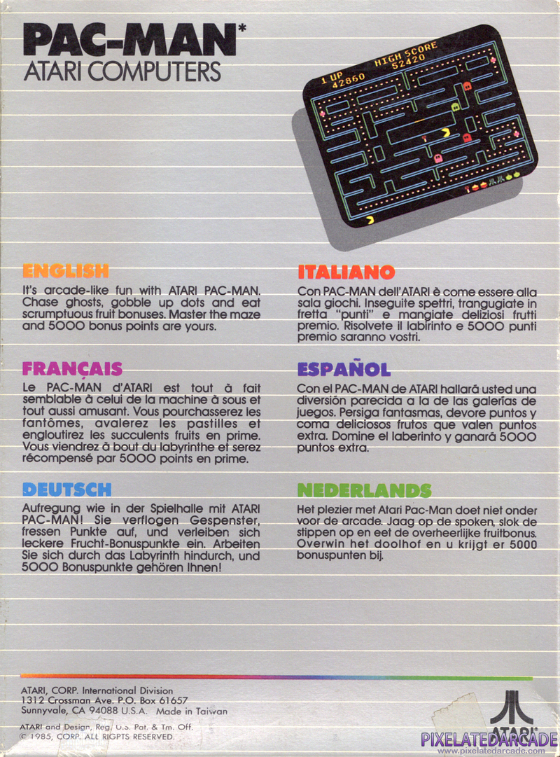 Pac-Man Cover Art: Pac-Man Cover Art: