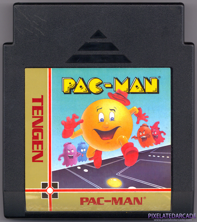 Pac-Man Cover Art: Front Pac-Man Cover Art: Front