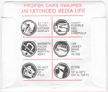 Disk Sleeve - Back