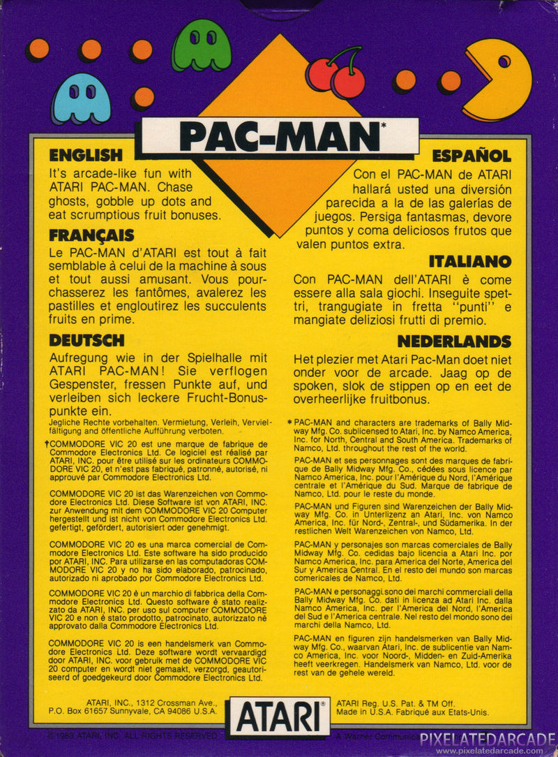 Pac-Man Cover Art: Pac-Man Cover Art: