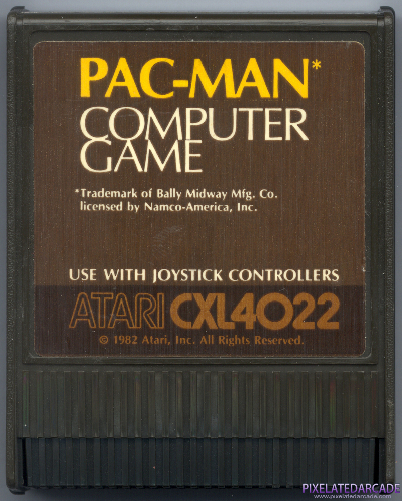 Pac-Man Cover Art: Front Pac-Man Cover Art: Front