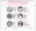Disk Sleeve - Back
