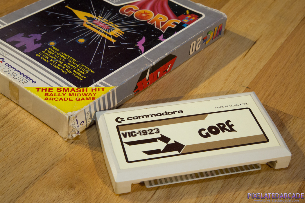 Gorf Cover Art: Box and cartridge Gorf Cover Art: Box and cartridge