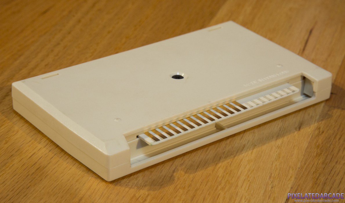Mole Attack Cover Art: Cartridge back