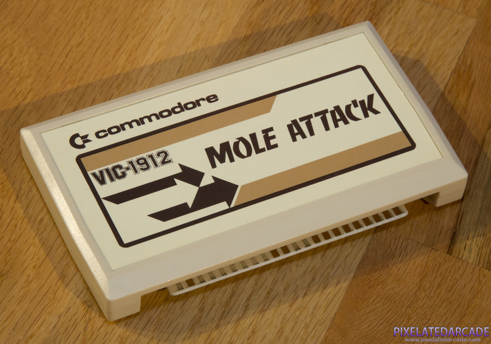 Mole Attack Cover Art: Game cartridge Mole Attack Cover Art: Game cartridge