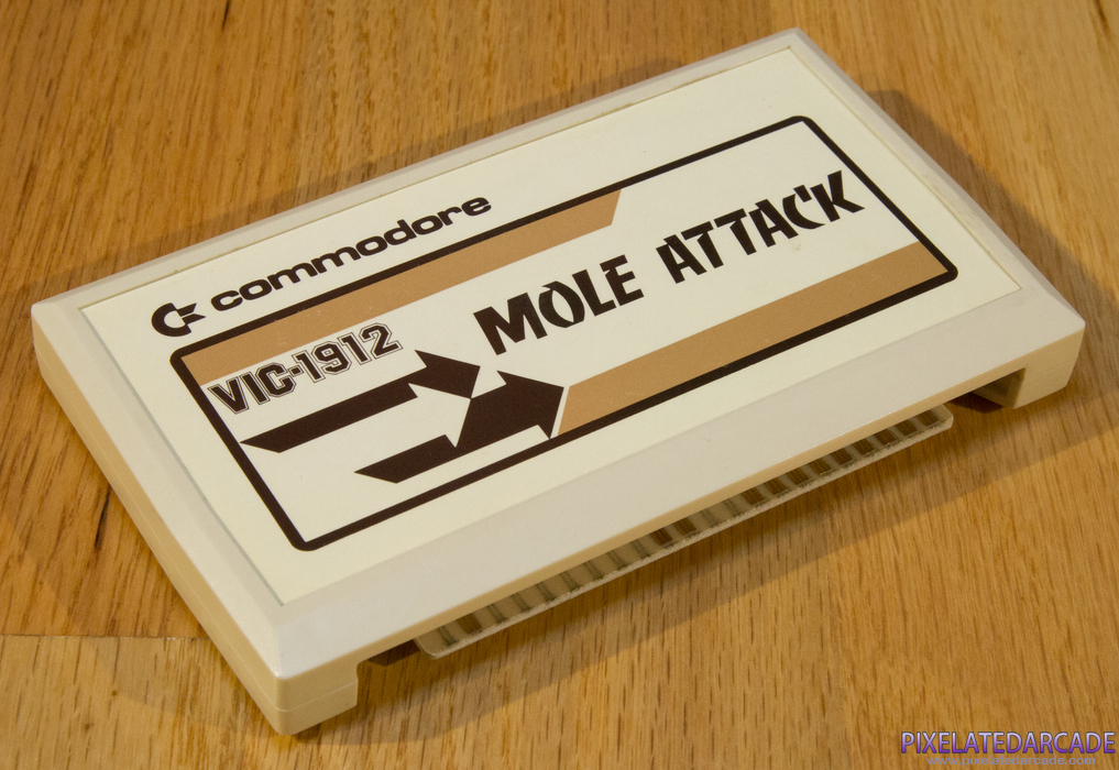 Mole Attack Cover Art: Game cartridge
