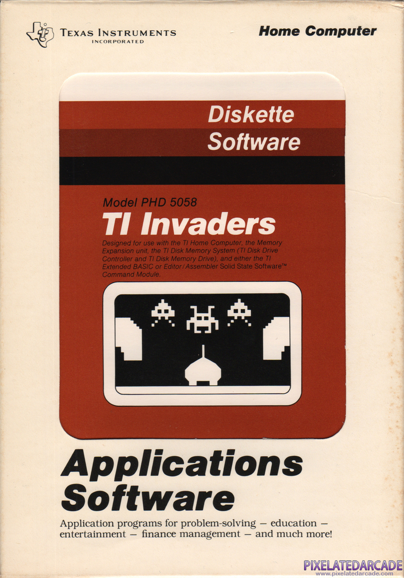 TI Invaders Cover Art: TI Invaders Cover Art: