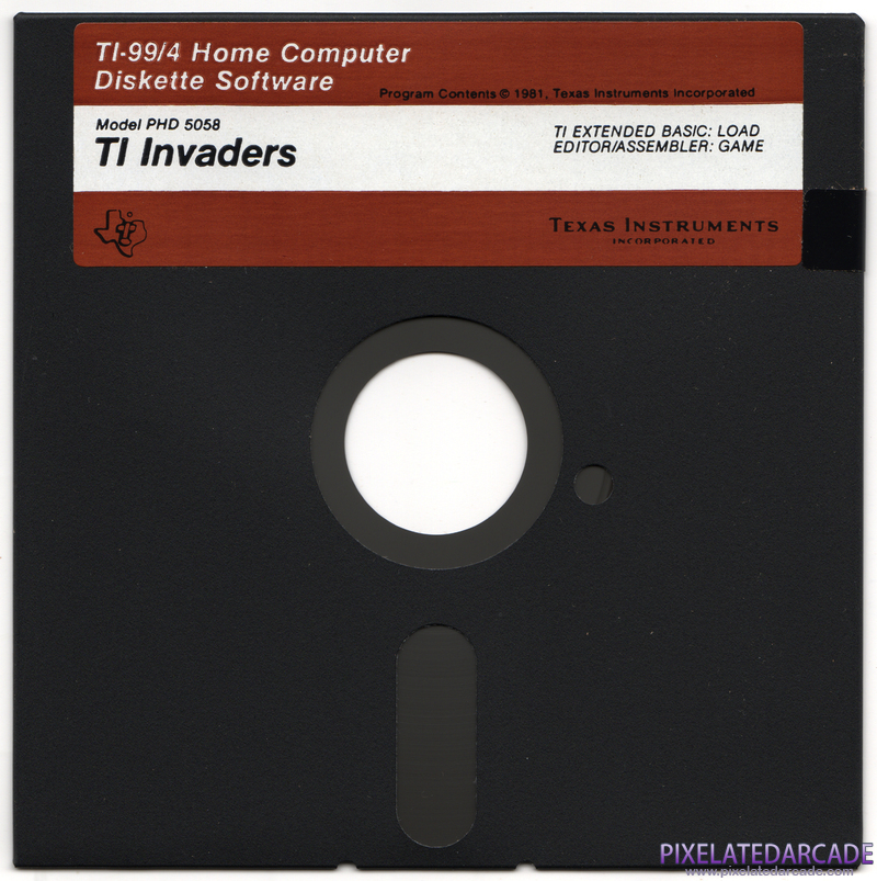 TI Invaders Cover Art: 