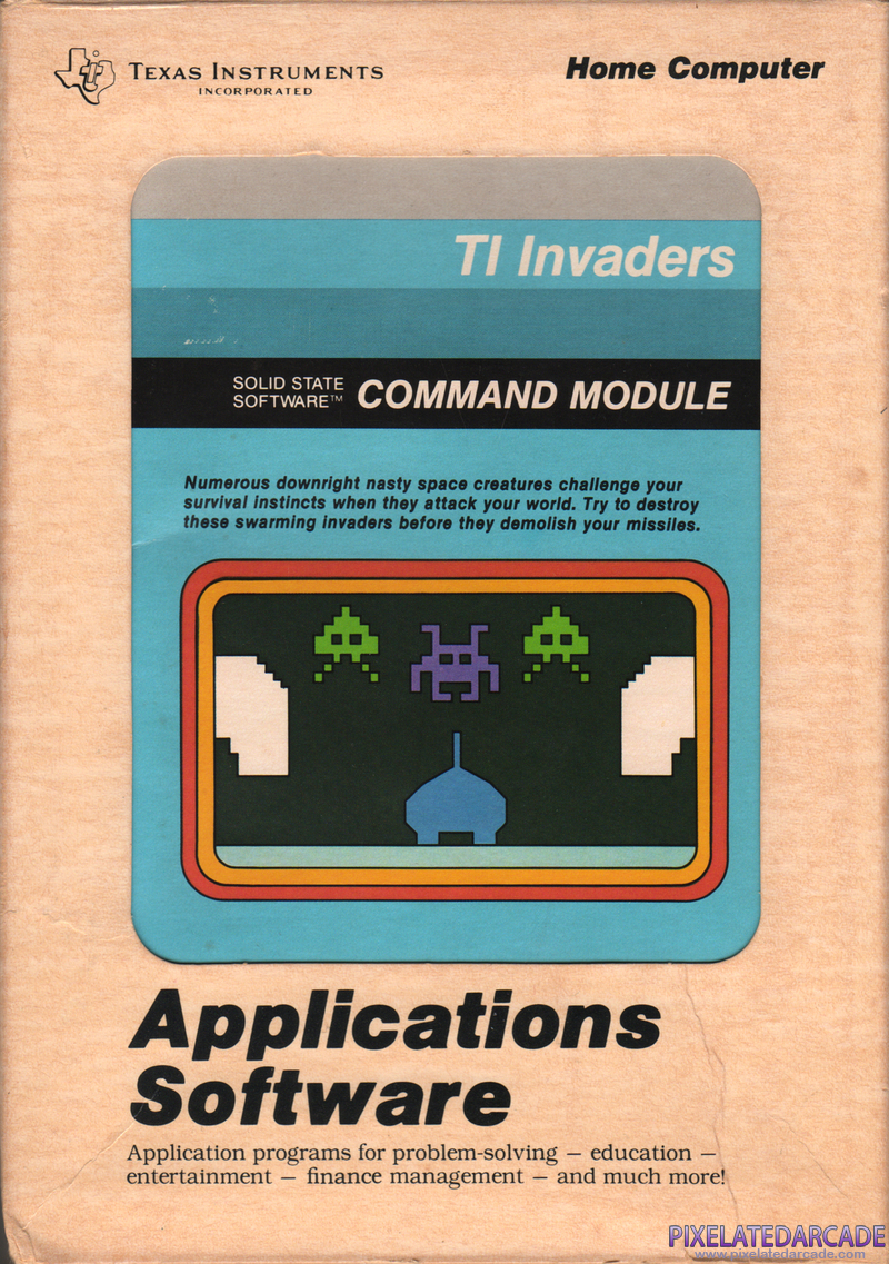TI Invaders Cover Art: TI Invaders Cover Art: