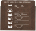 Disk Sleeve - Back