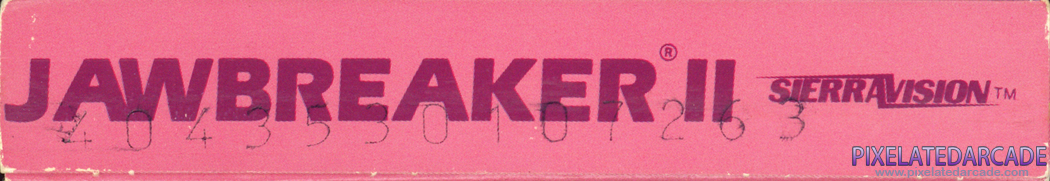 Jawbreaker II Cover Art: Bottom Spine Jawbreaker II Cover Art: Bottom Spine