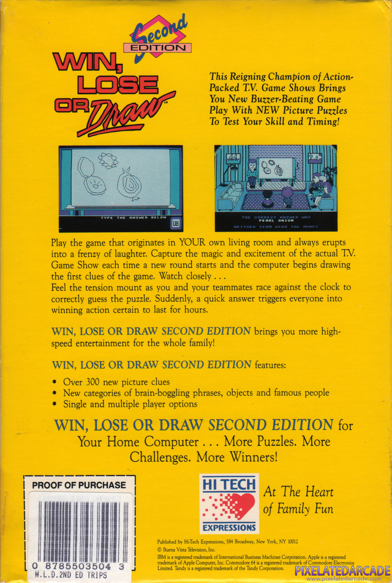 Win, Lose or Draw: Second Edition Cover Art: 