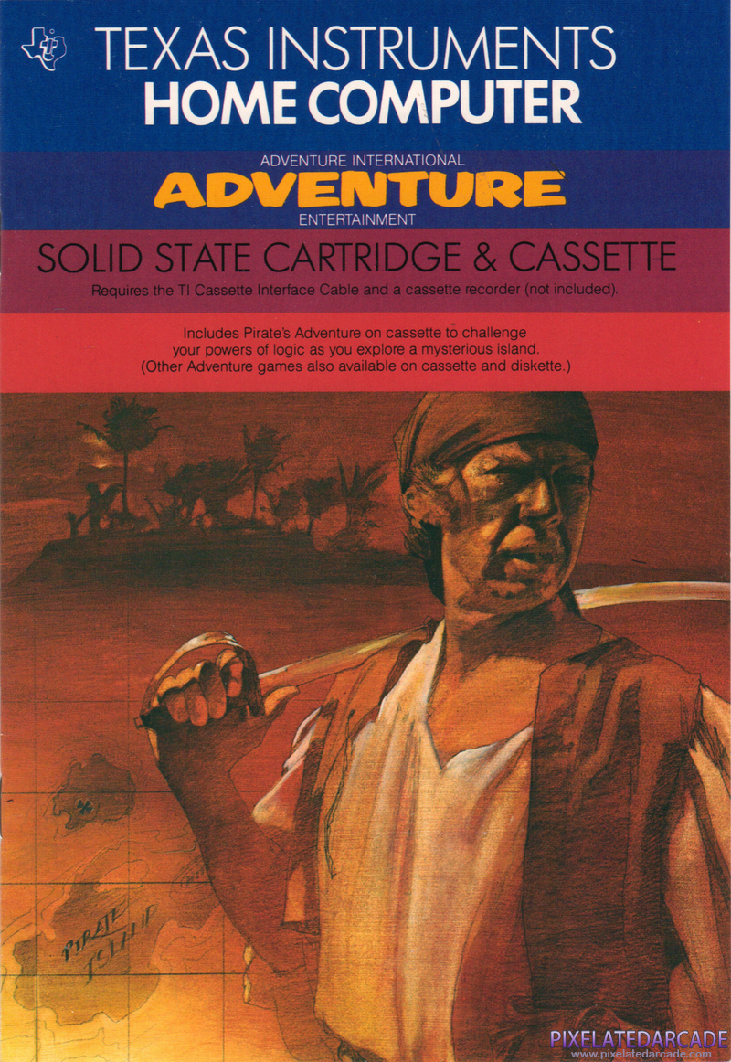 Pirate Adventure Cover Art: Instruction Manual - Front