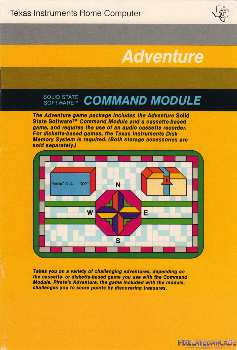 Pirate Adventure Cover Art: Instruction Manual - Front Pirate Adventure Cover Art: Instruction Manual - Front
