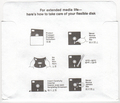 Disk Sleeve - Back