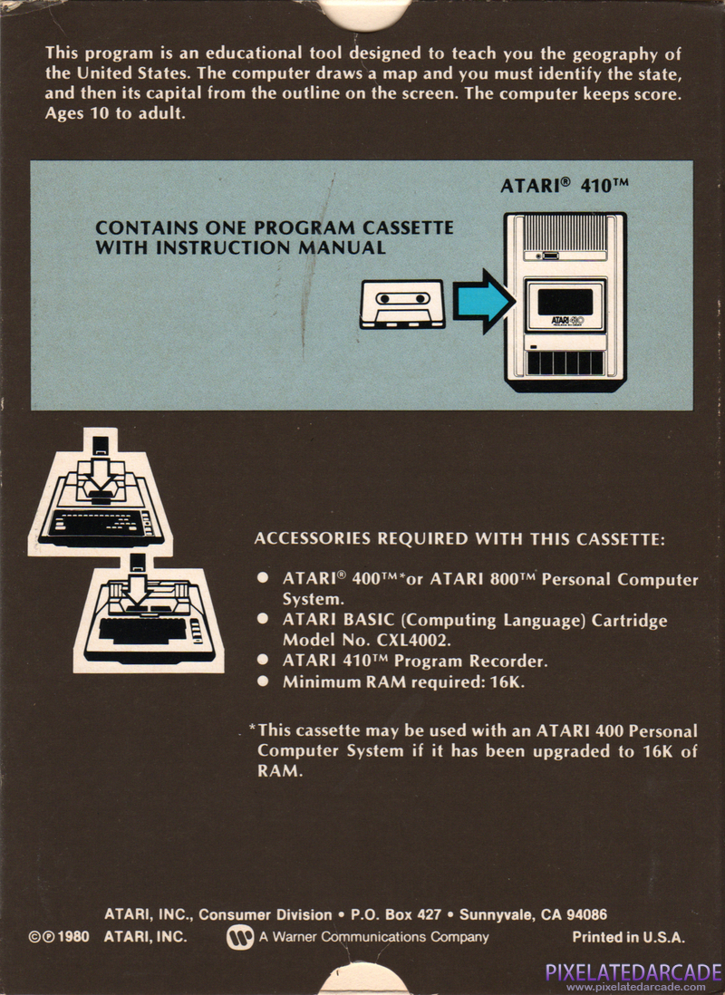 States & Capitals Cover Art: 