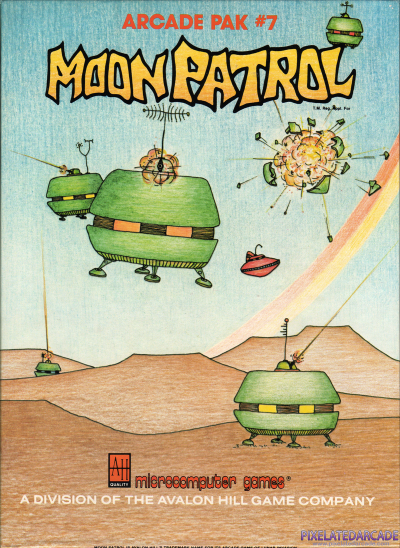 Moon Patrol Cover Art: Moon Patrol Cover Art: