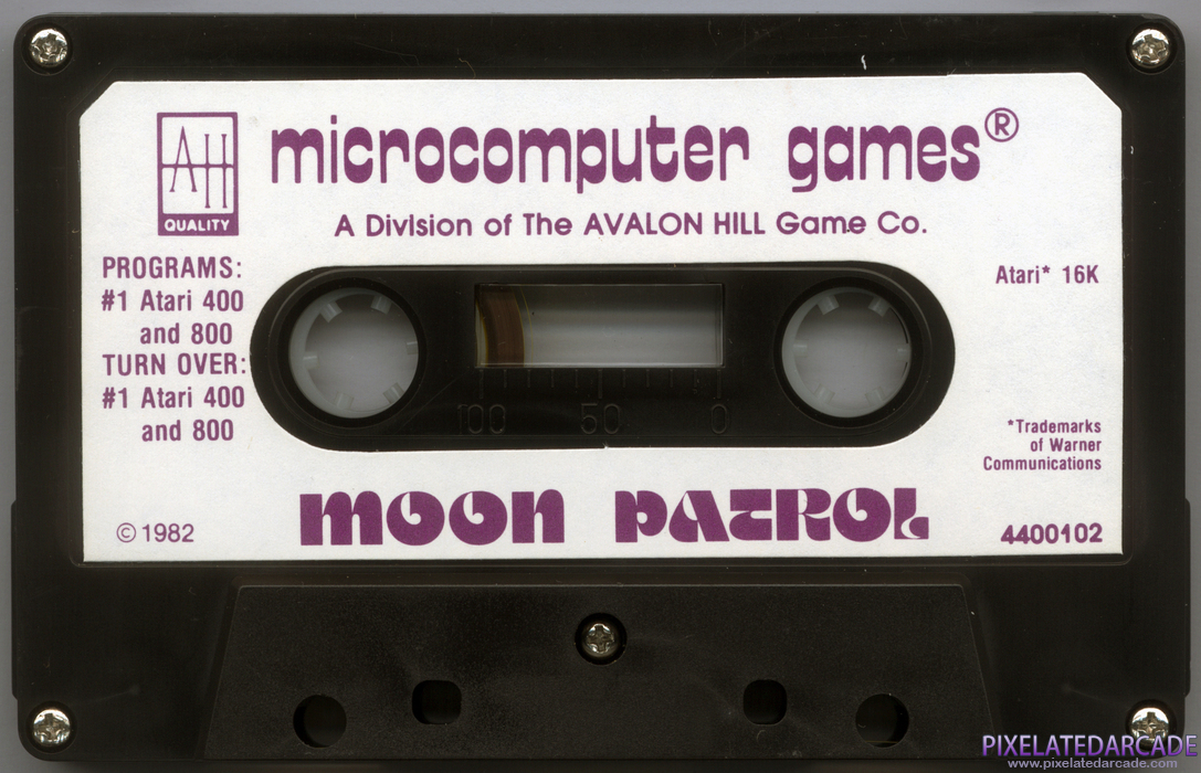 Moon Patrol Cover Art: Moon Patrol Cover Art: