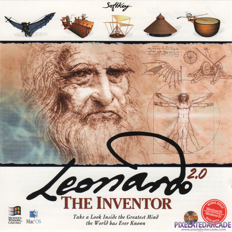 Leonardo: The Inventor 2.0 Cover Art: Front Leonardo: The Inventor 2.0 Cover Art: Front