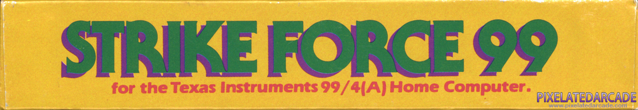 Strike Force 99 Cover Art: Top Spine
