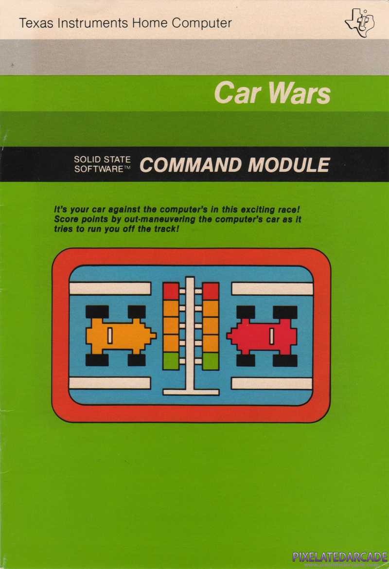 Car Wars Cover Art: Instruction Manual - Front Car Wars Cover Art: Instruction Manual - Front