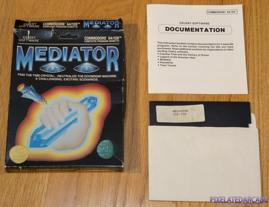 Mediator Cover Art: Box and Contents Mediator Cover Art: Box and Contents