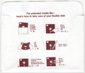 Disk Sleeve - Back