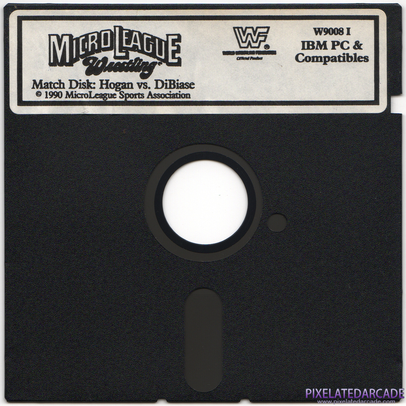 MicroLeague Wrestling Cover Art: Match Disk MicroLeague Wrestling Cover Art: Match Disk