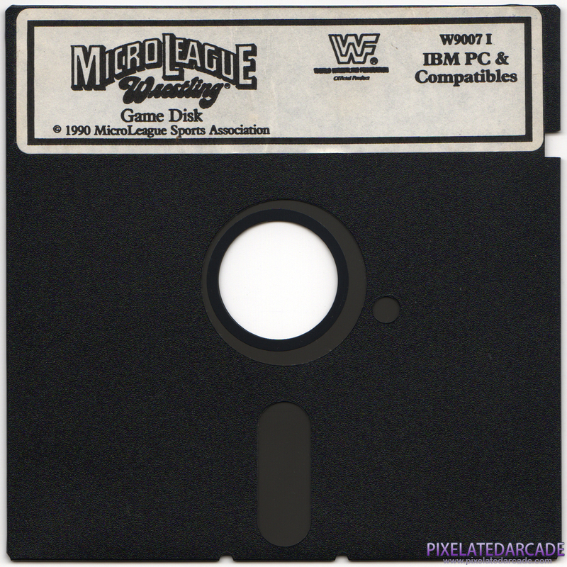 MicroLeague Wrestling Cover Art: Game Disk MicroLeague Wrestling Cover Art: Game Disk