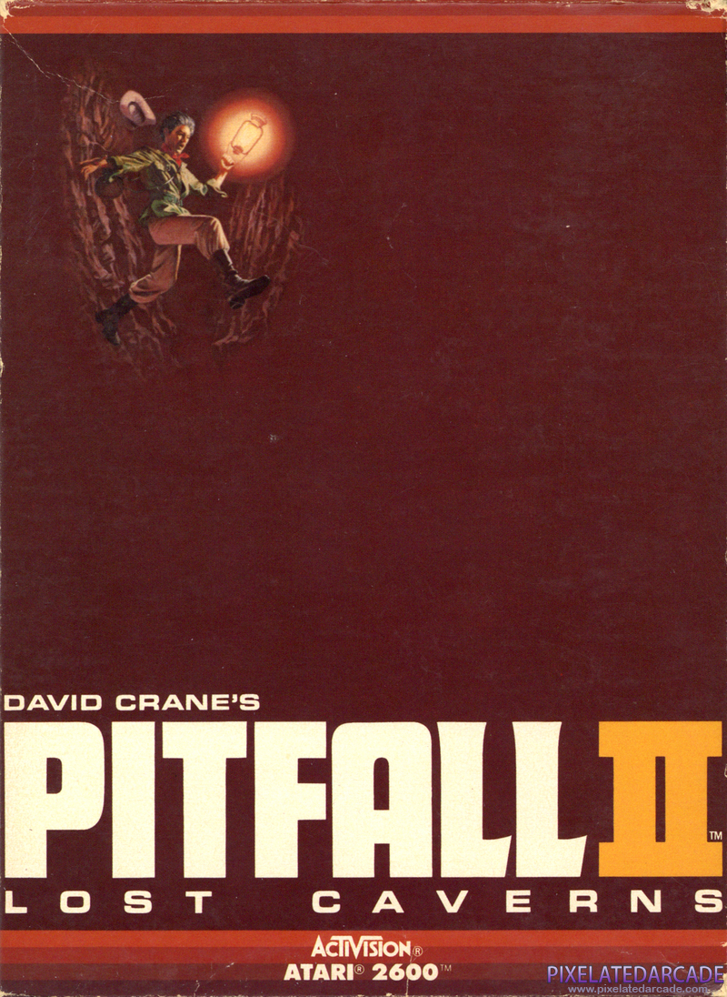 Pitfall II: Lost Caverns Cover Art: Pitfall II: Lost Caverns Cover Art: