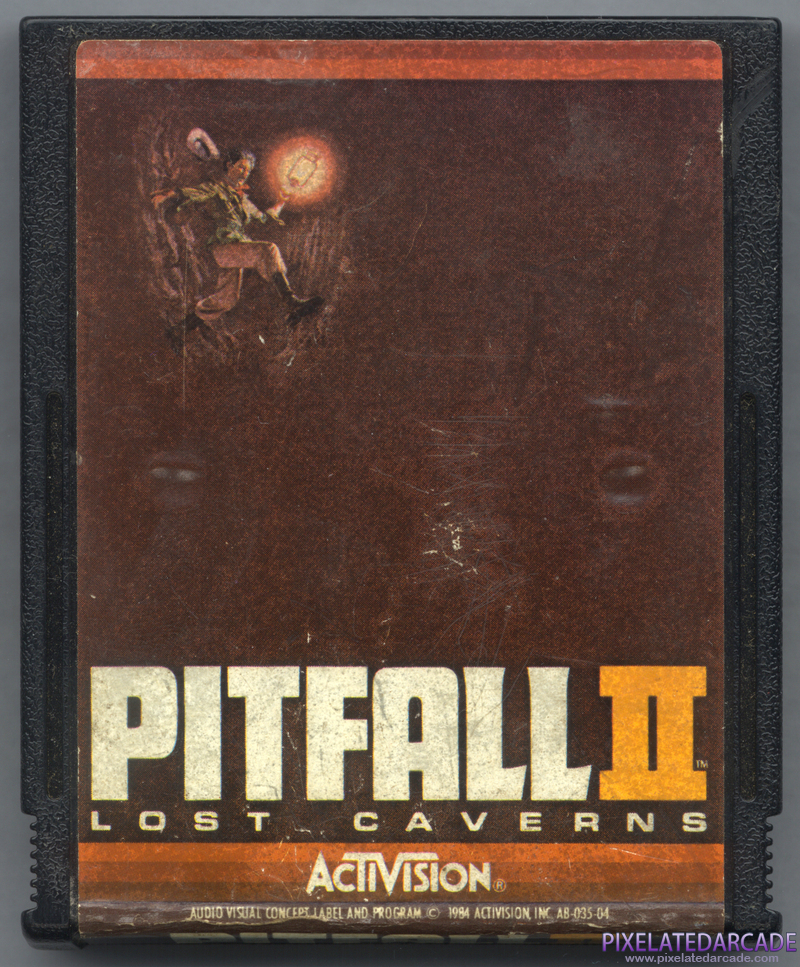Pitfall II: Lost Caverns Cover Art: Front Pitfall II: Lost Caverns Cover Art: Front