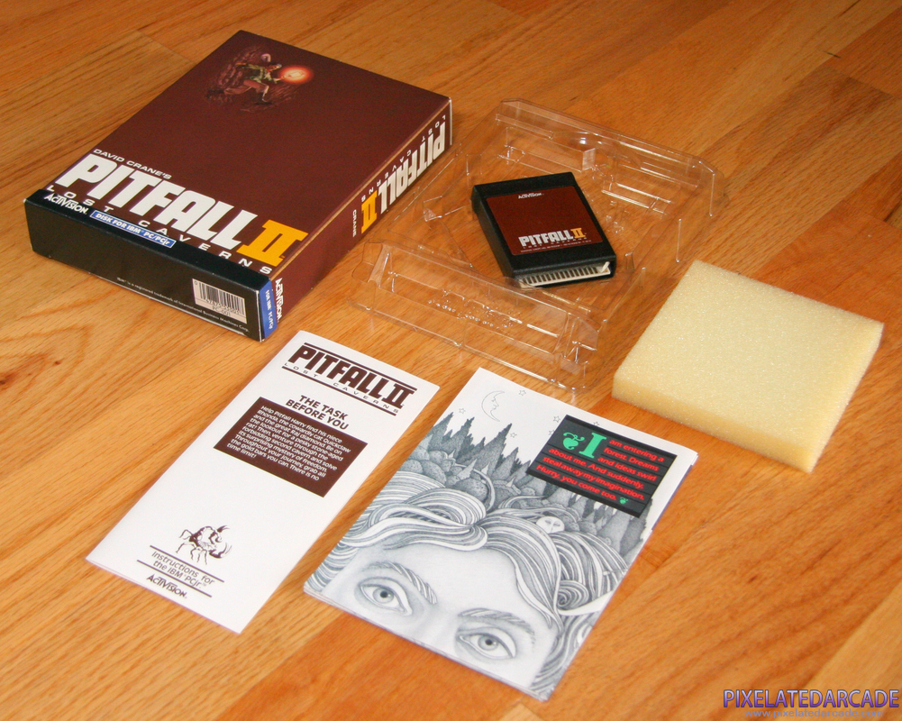 Pitfall II: Lost Caverns Cover Art: Pitfall II: Lost Caverns Cover Art: