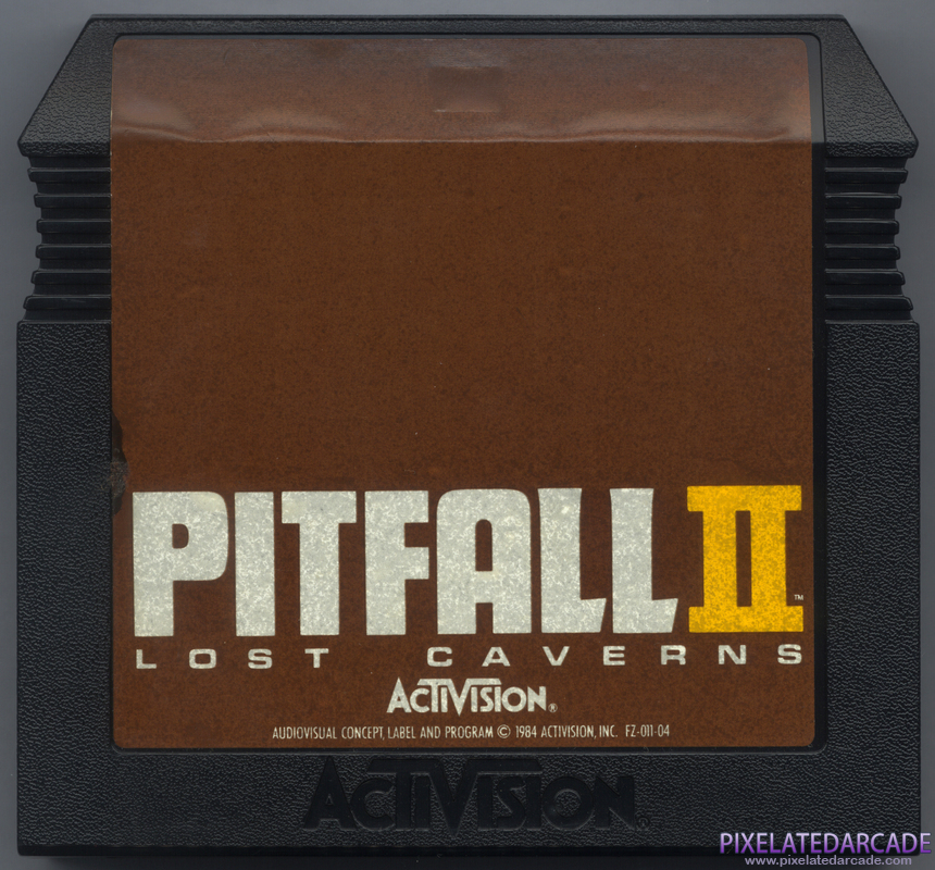 Pitfall II: Lost Caverns Cover Art: Front Pitfall II: Lost Caverns Cover Art: Front