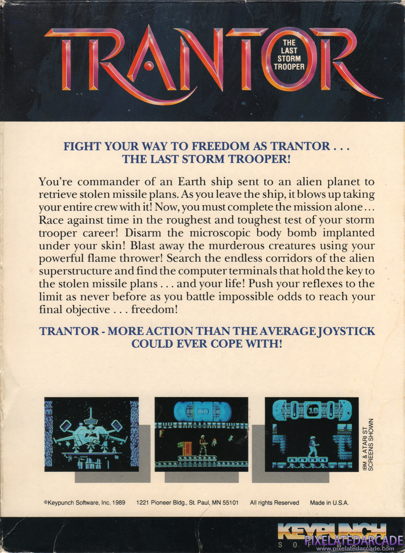 Trantor: The Last Stormtrooper Cover Art: 