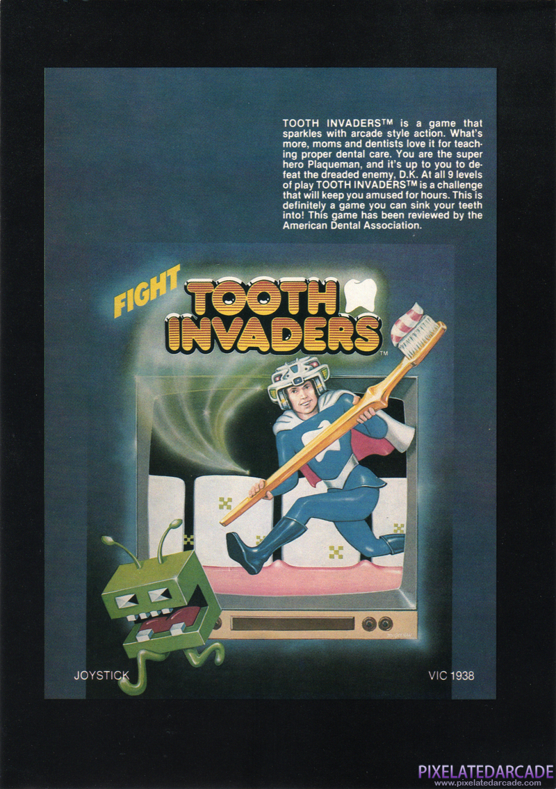 Tooth Invaders Cover Art: Instruction Manual - Front Tooth Invaders Cover Art: Instruction Manual - Front