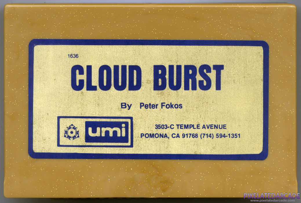 Cloudburst Cover Art: Front Cloudburst Cover Art: Front