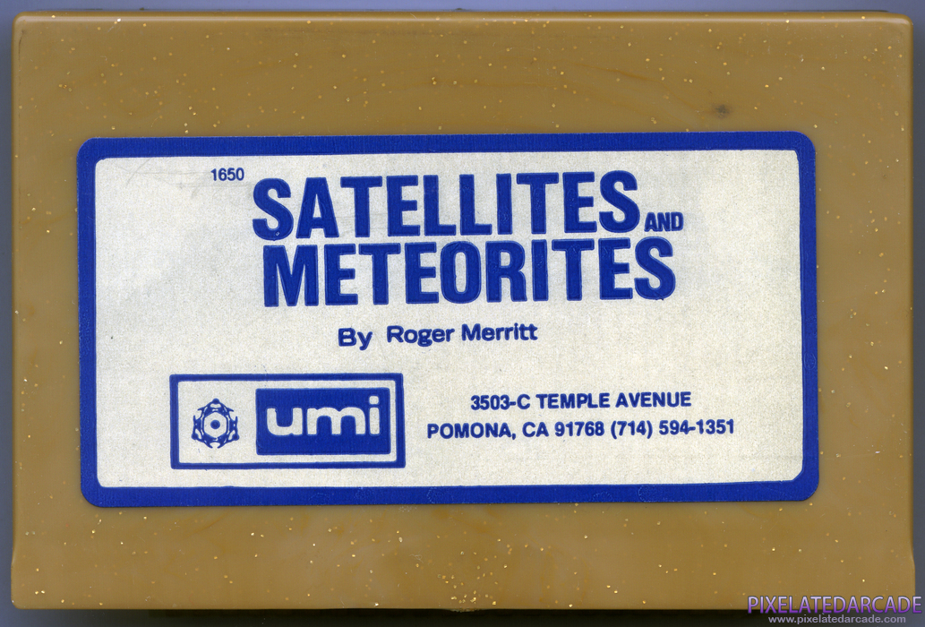 Satellites & Meteorites Cover Art: Front Satellites & Meteorites Cover Art: Front