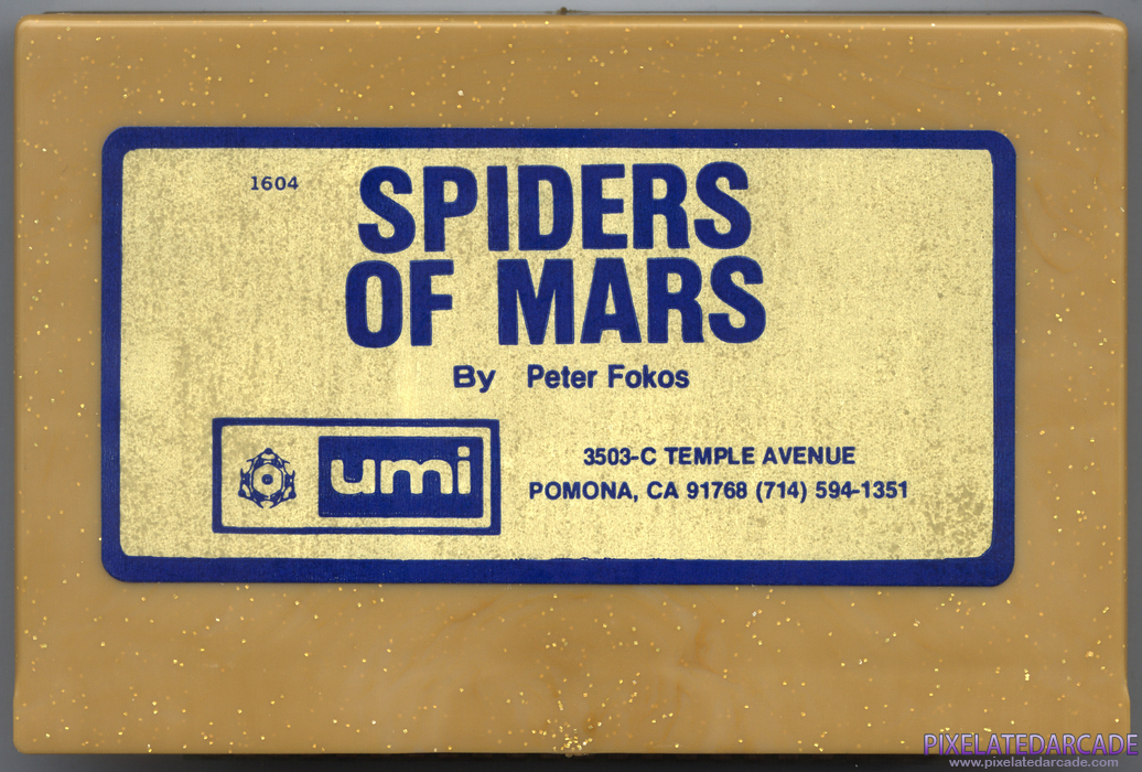 Spiders of Mars Cover Art: Front Spiders of Mars Cover Art: Front
