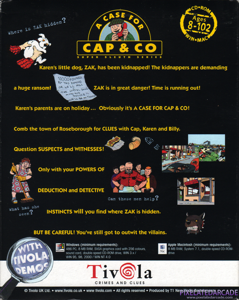 A Case for Cap & Co Cover Art: A Case for Cap & Co Cover Art: