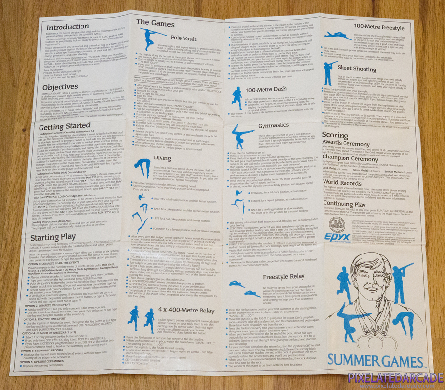 Summer Games Cover Art: Summer Games Cover Art: